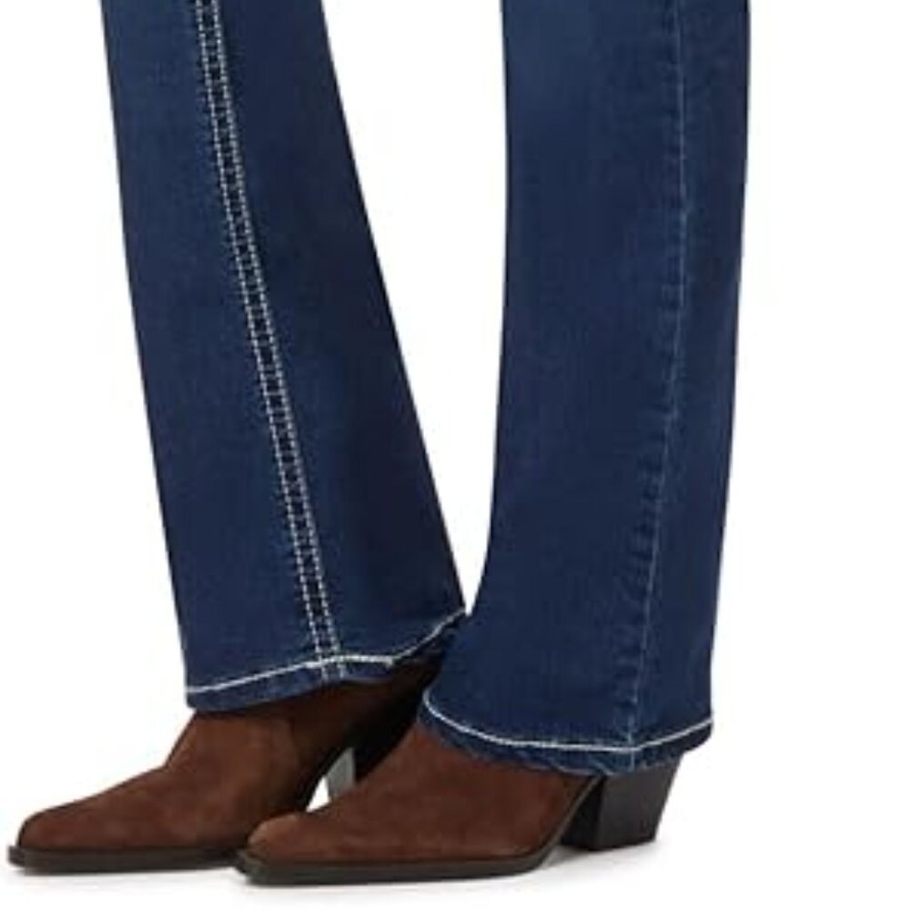 WallFlower Luscious Curvy Bootcut Jeans for Women, Mid-Rise Insta Stretch Denim - Picture 8 of 9